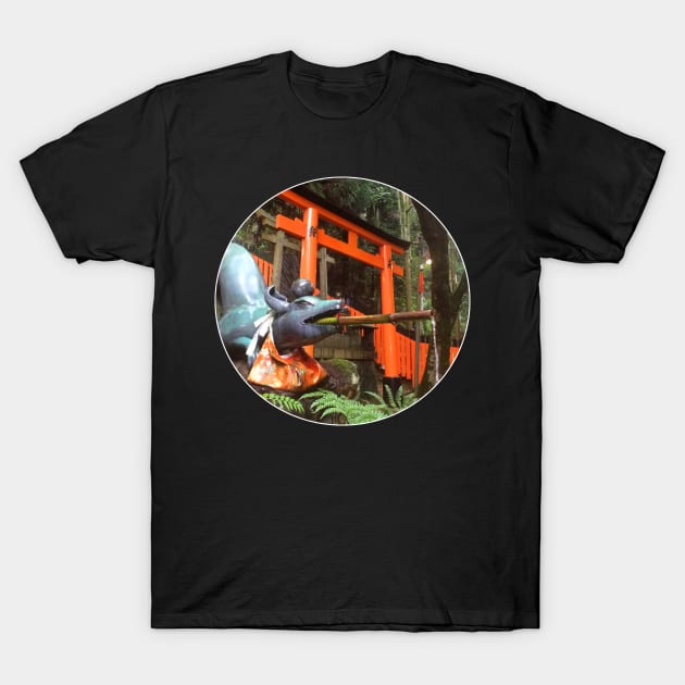 Fushimi Inari Shrine T-Shirt by Skarmaiden